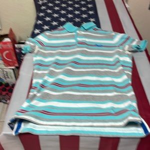 SUPERDRY MENS COLLAR STRIPED MEDIUM SMALL SHIRT